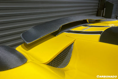 2010-2015 Ferrari 458 Coupe VT Style Carbon Fiber Trunk Spoiler - Carbonado