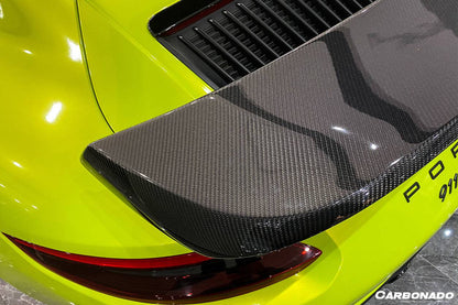 2016-2019 Porsche 911 991.2 Carrera & S & 4S & GTS TA Style Trunk Spoiler - Carbonado