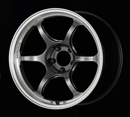 Advan RG-D2 18x9.5 +22 5x114.3 Machining and Racing Hyper Black Wheel
