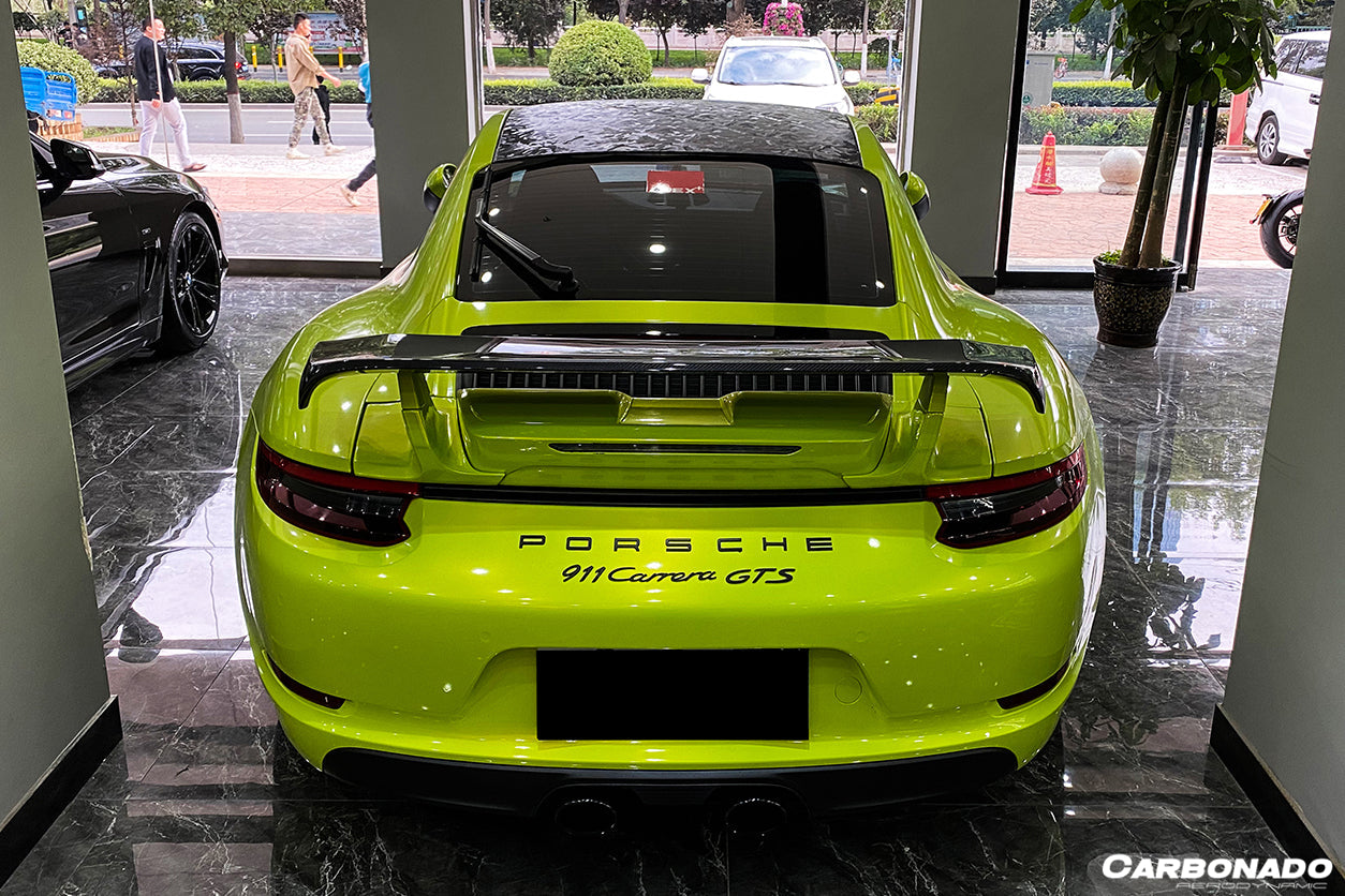 2016-2019 Porsche 911 991.2 Carrera /S/4S/GTS TA Style Trunk Spoiler Wing - Carbonado