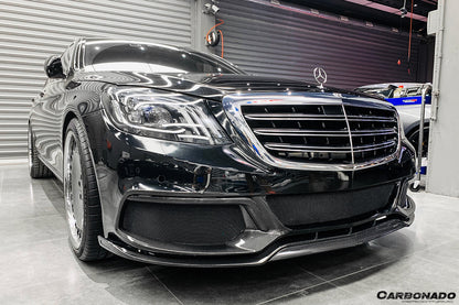 2017-2020 Mercedes Benz W222 Sedan BRS-2019 Style Front Bumper - Carbonado