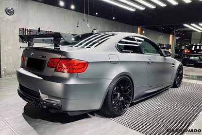 2008-2012 BMW M3 E92/E93 VA Style Carbon Fiber Rear Diffuser with Lip - Carbonado