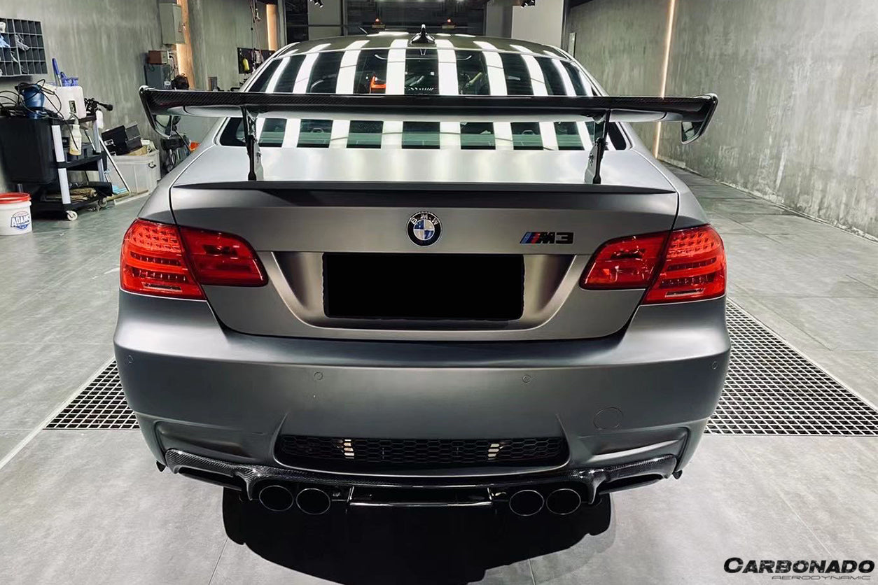 2008-2012 BMW M3 E92/E93 VA Style Carbon Fiber Rear Diffuser with Lip - Carbonado