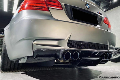 2008-2012 BMW M3 E92/E93 VA Style Carbon Fiber Rear Diffuser with Lip - Carbonado