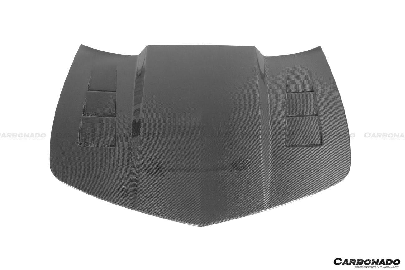 2010-2015 Chevrolet Camaro TSII Style Hood - Carbonado