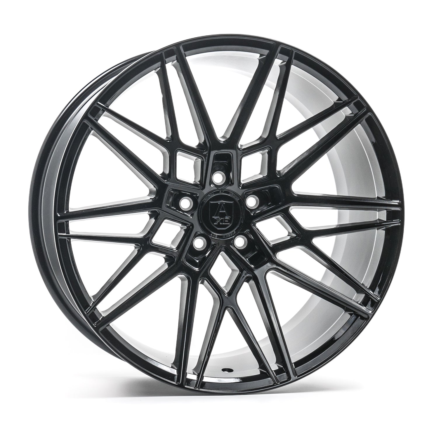 AXE WHEELS CF1 GLOSS BLACK 20x10.5 ET42 5x120 (Square Set of 4)