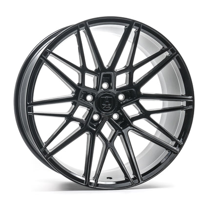 AXE WHEELS CF1 GLOSS BLACK 20x10.5 ET42 5x120 (Square Set of 4)