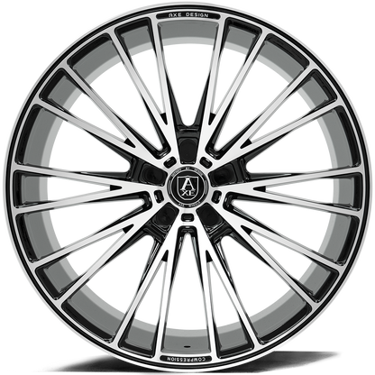 AXE WHEELS CF2 SILVER 20x10 ET40 5x114 (Square Set of 4)