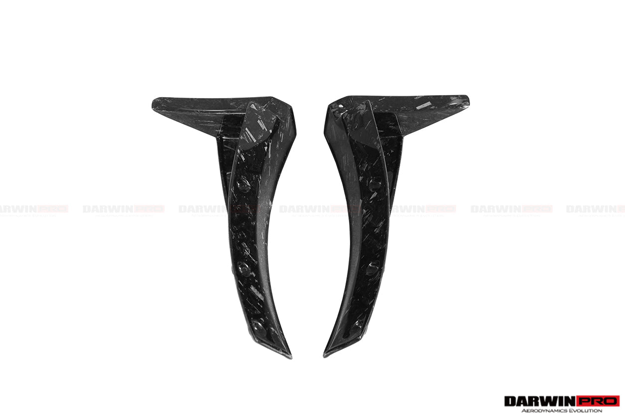 2013-2019 Corvette C7 Z51 Z06 Grandsport Carbon Fiber Front Lip with Caps - DarwinPRO Aerodynamics