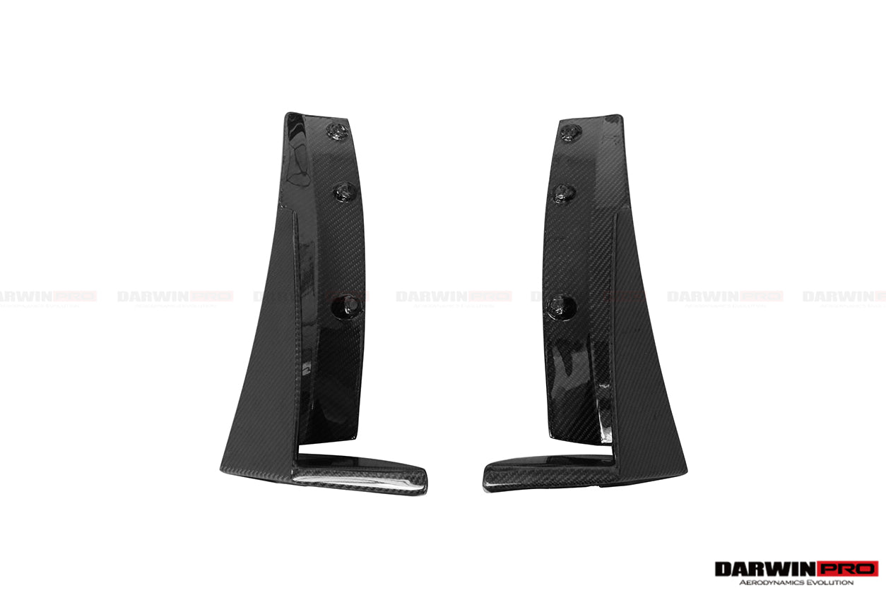 2013-2019 Corvette C7 Z51 Z06 Grandsport Carbon Fiber Front Lip with Caps - DarwinPRO Aerodynamics