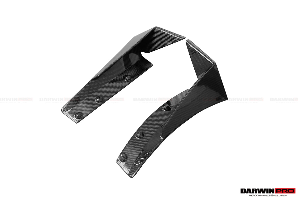 2013-2019 Corvette C7 Z51 Z06 Grandsport Carbon Fiber Front Lip with Caps - DarwinPRO Aerodynamics