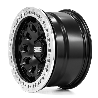 AXE WHEELS CHAOS SATIN BLACK 17x9 ET-15 6x139 (Square Set of 4)