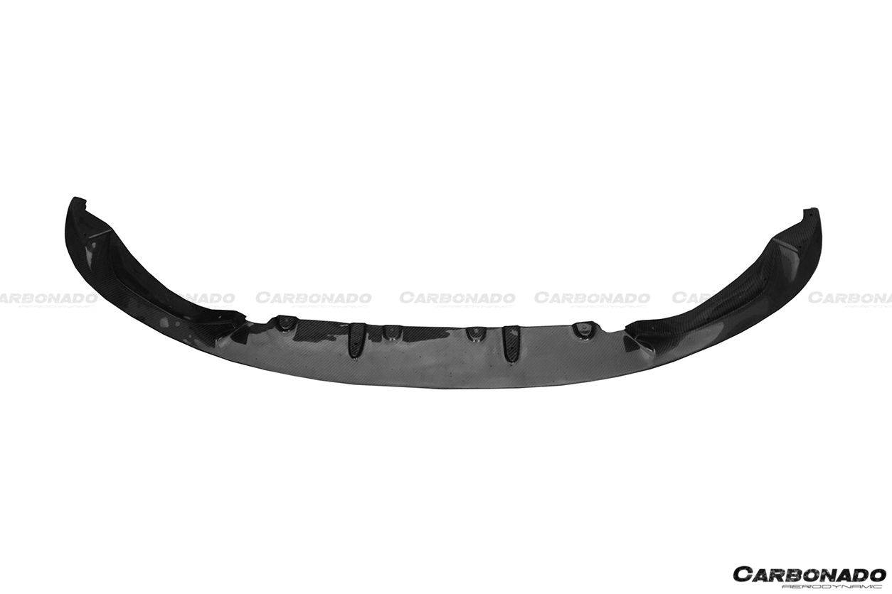 2014-2020 BMW M4 F82 F80 M3 D3 Style Carbon Fiber Front Lip - Carbonado Aero