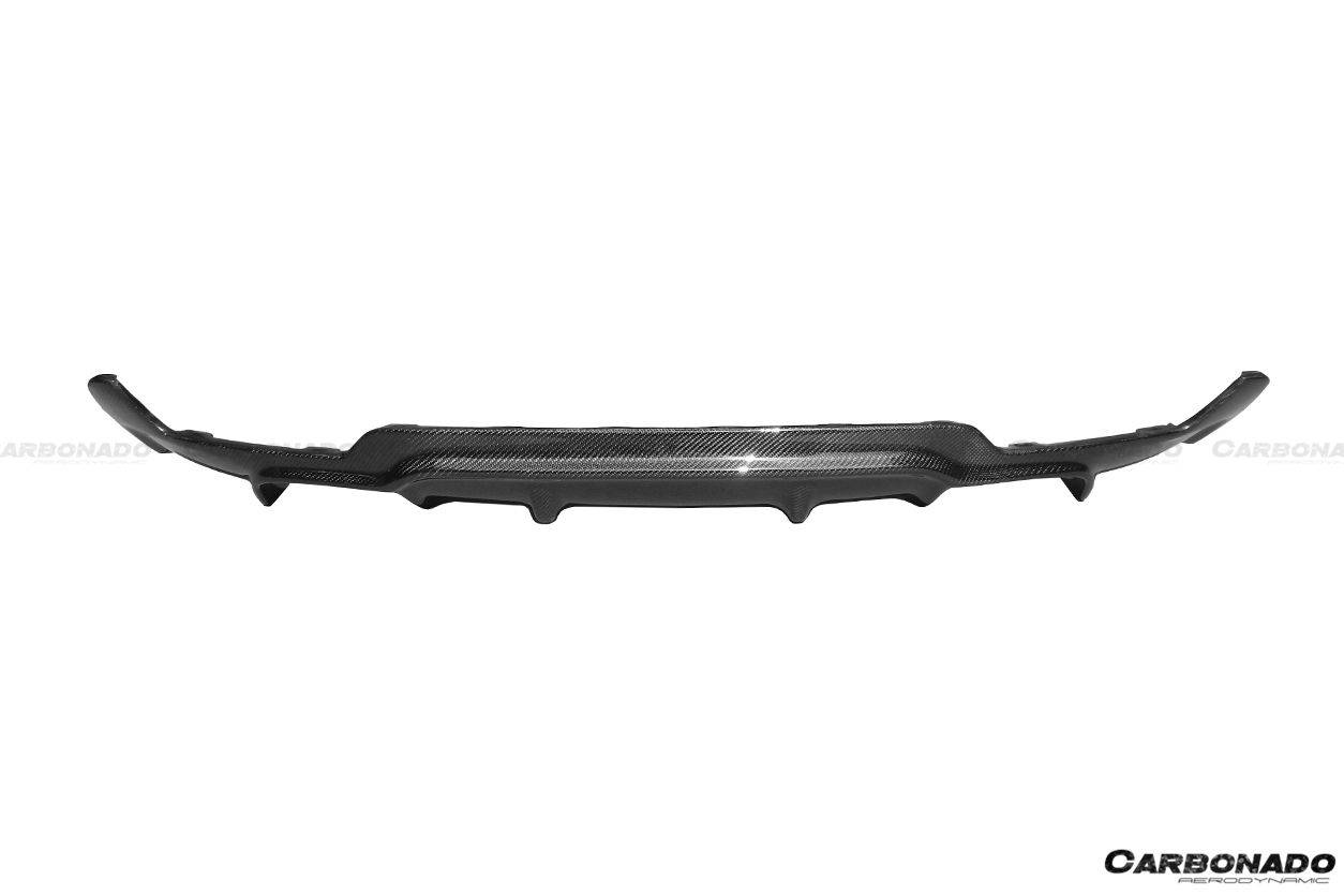 2013-2020 BMW 4 Series F32 F33 F36 3D Style Carbon Fiber Rear Qual Exhaust Diffuser (For M-Tech Only ) - Carbonado Aero