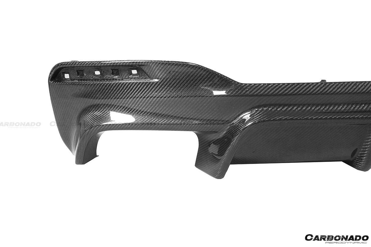 2017-2019 BMW 5 Series G30 G38 M-TECH ECC Style Carbon Fiber Rear Lip - Carbonado Aero