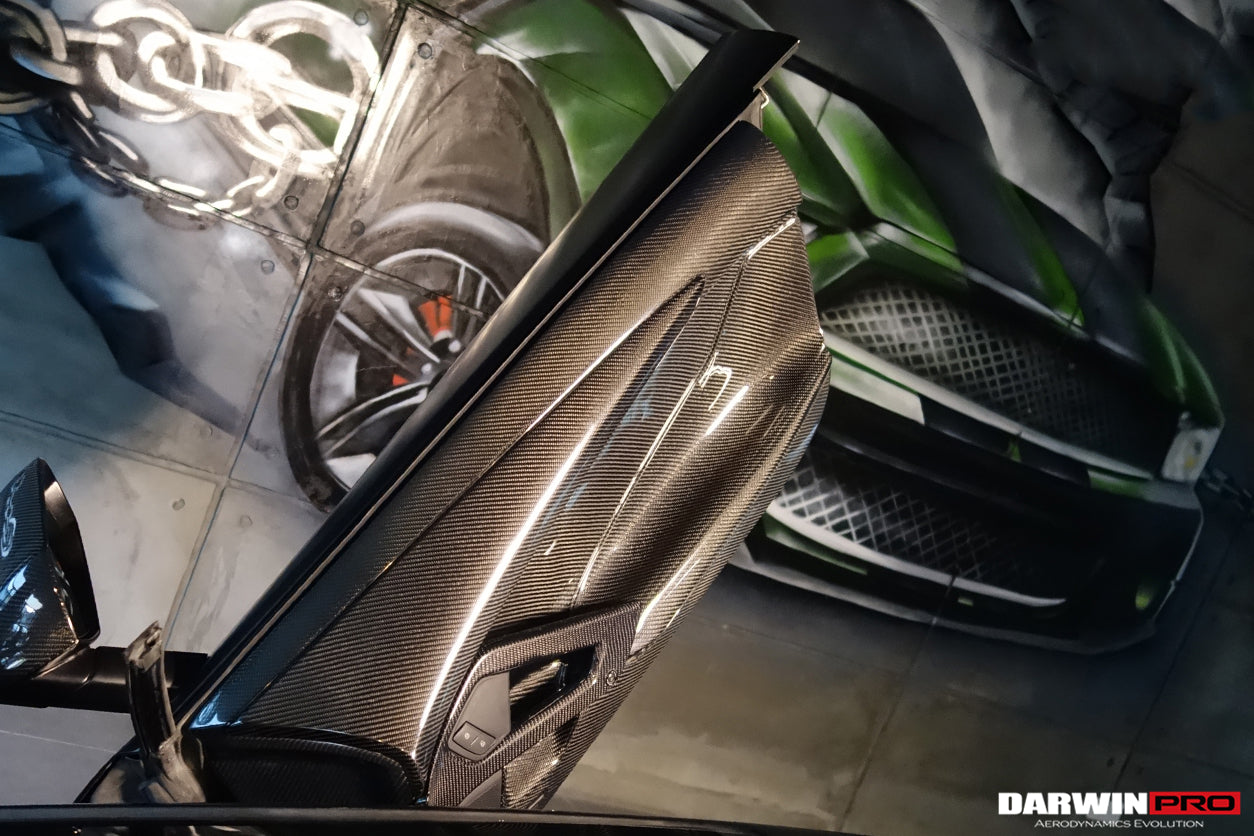 2011-2016 Lamborghini Aventador LP700 LP740 Coupe Carbon Fiber Inner Door Replace - DarwinPRO Aerodynamics
