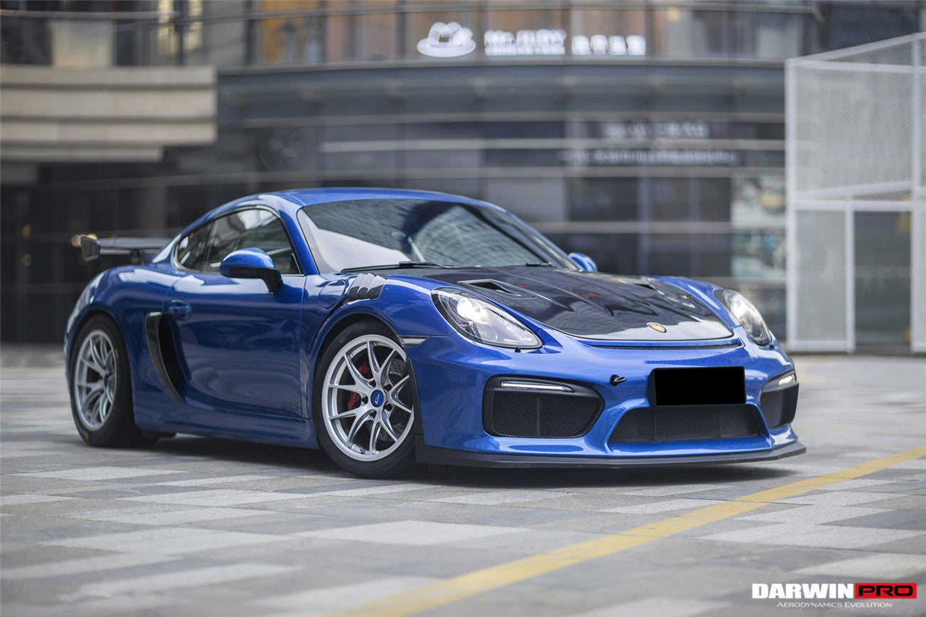 2012-2023 Porsche 718/981 Cayman/Boxster GT2RS Style Carbon Fiber Hood - DarwinPRO Aerodynamics