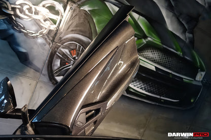2011-2016 Lamborghini Aventador LP700 LP740 Coupe/Roadster Carbon Fiber Inner Door Handle - DarwinPRO Aerodynamics