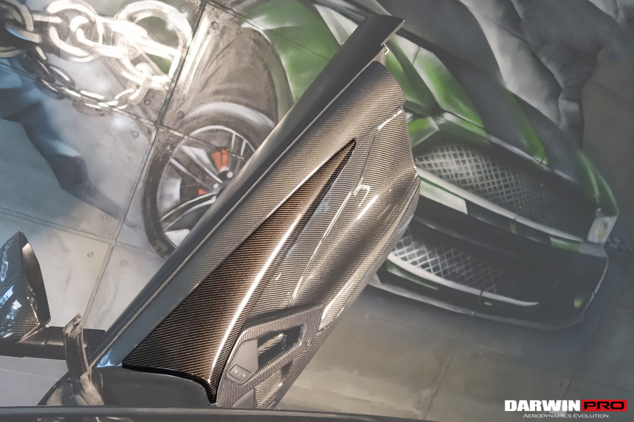 2011-2016 Lamborghini Aventador LP700 Coupe Carbon Fiber Inner Door Panels - DarwinPRO Aerodynamics