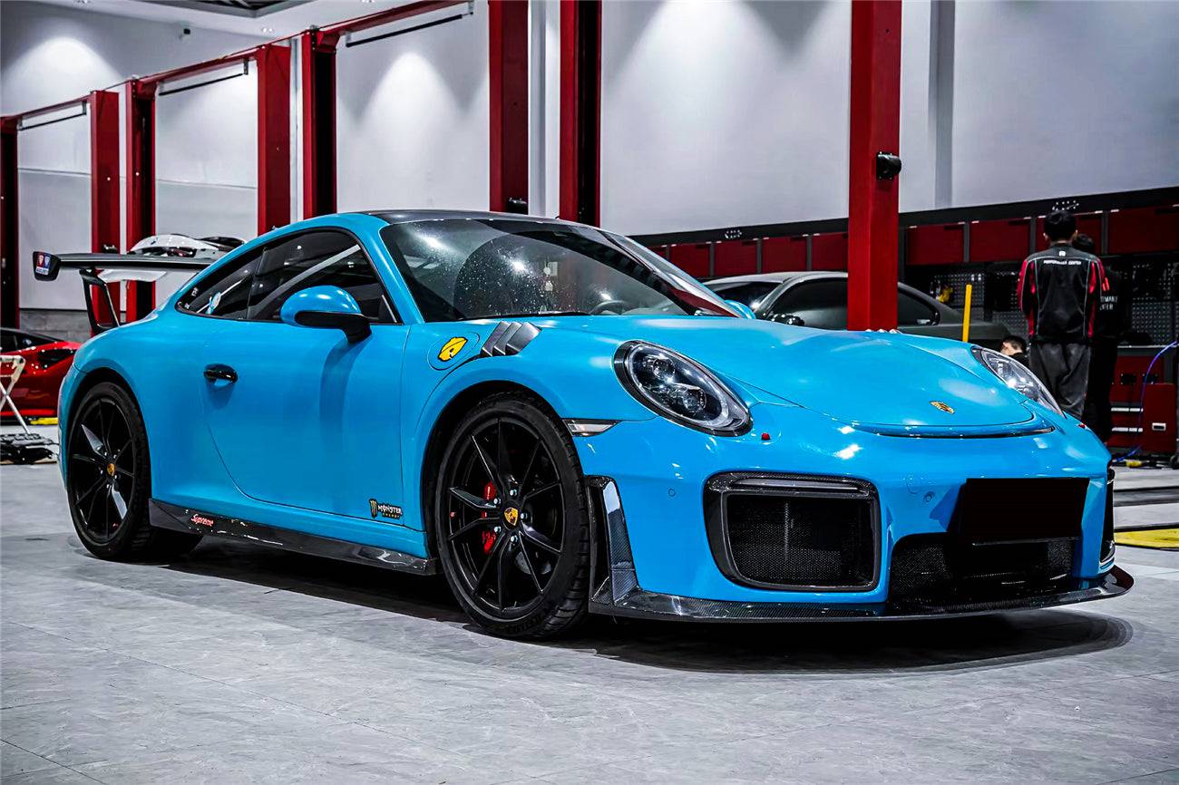2016-2019 Porsche 911 991.2 Carrera & Targa 4 & 4S GT2RS Style Front Bumper - Carbonado