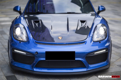2012-2023 Porsche 718/981 Cayman/Boxster GT2RS Style Carbon Fiber Hood - DarwinPRO Aerodynamics