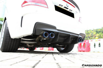 2008-2013 BMW 1M RZ Style Carbon FIber Rear Lip/Diffuser - Carbonado