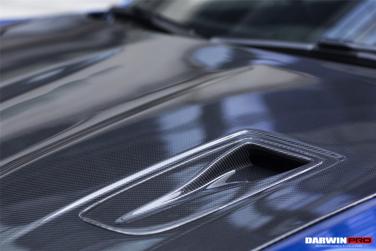2012-2023 Porsche 718/981 Cayman/Boxster GT2RS Style Carbon Fiber Hood - DarwinPRO Aerodynamics