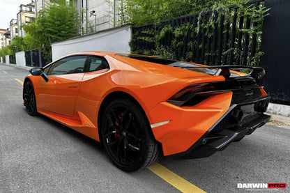 2015-2025 Lamborghini Huracan LP610 & LP580 & EVO Tecnica Style Dry Carbon Fiber Trunk Spoiler Wing