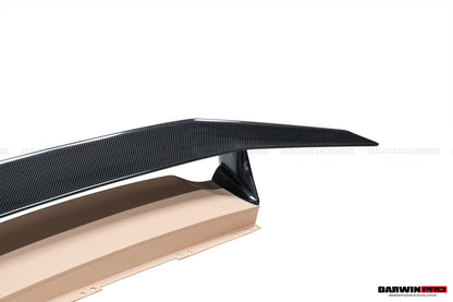 2015-2025 Lamborghini Huracan LP610 & LP580 & EVO Tecnica Style Dry Carbon Fiber Trunk Spoiler Wing