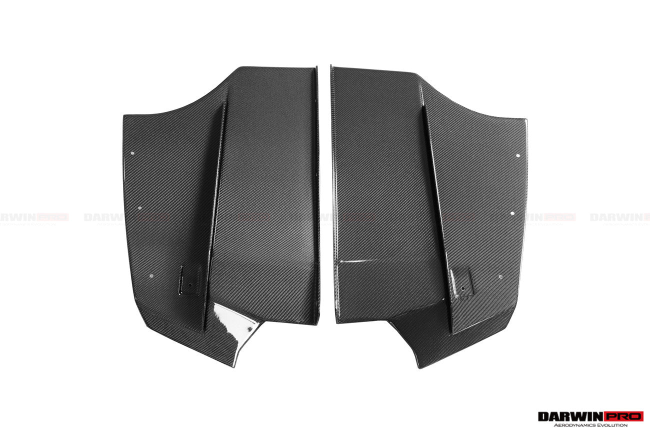 2013-2019 BMW 3 Series F30 F35 M-Tech GV Carbon Fiber Rear Lip with Diffuser & Caps