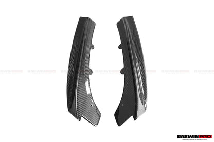 DarwinPRO 2013-2019 BMW 3 Series F30 F35 M-Tech GV Style Carbon Fiber Rear Lip with Caps