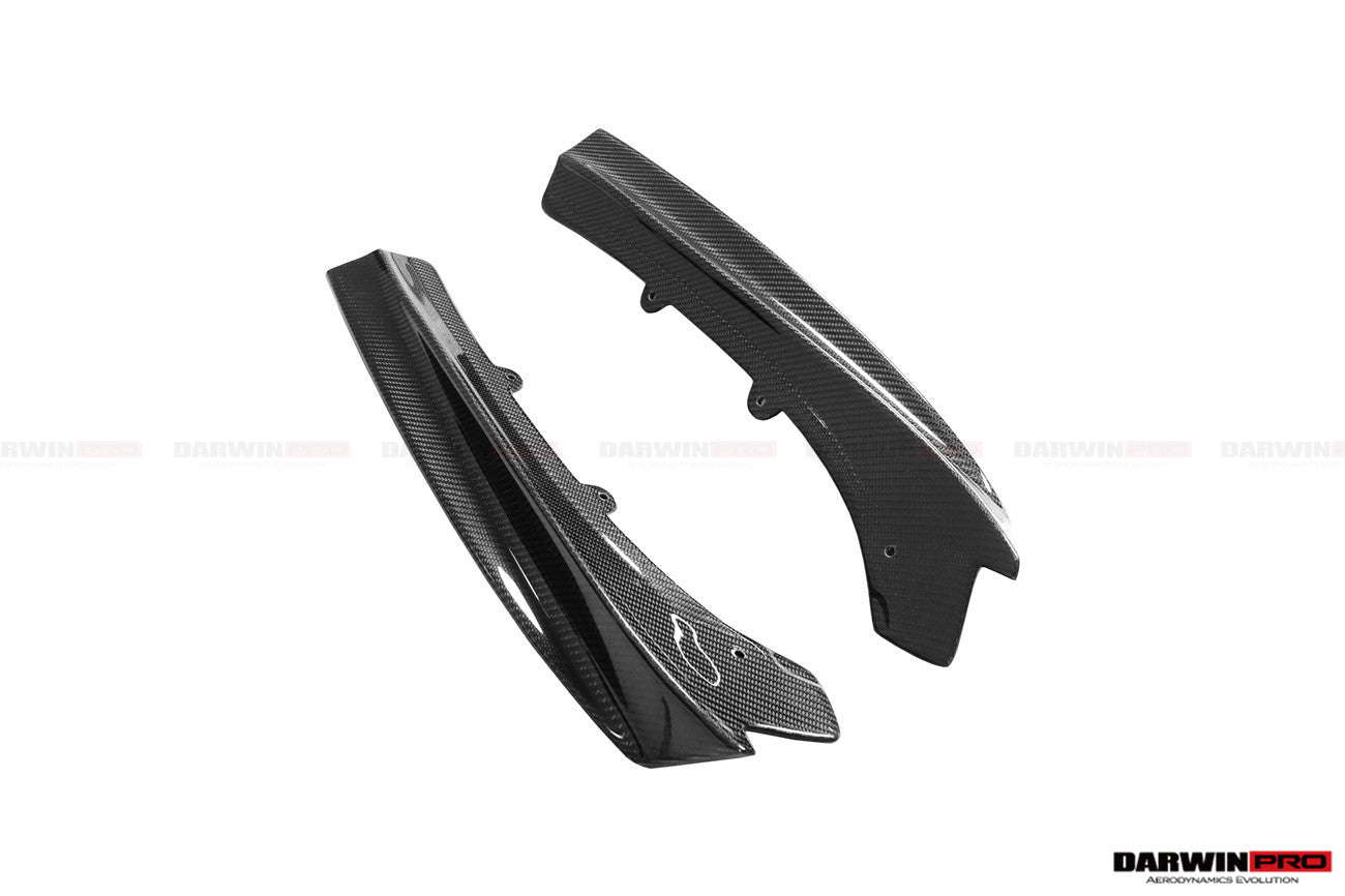 2013-2019 BMW 3 Series F30 F35 M-Tech GV Carbon Fiber Rear Lip with Diffuser & Caps