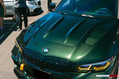 2019-2024 BMW 3 Series G20   G28 BKSS Style Carbon Fiber Hood - DarwinPRO Aerodynamics