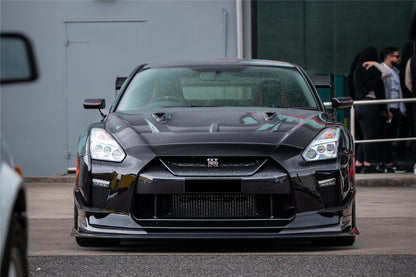 2017-2023 Nissan GTR R35 EBA BKSS Style Carbon Fiber Front Lip