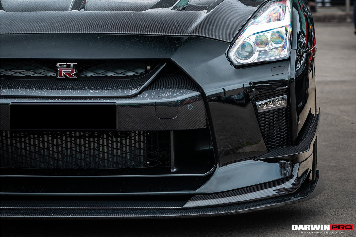 2017-2023 Nissan GTR R35 EBA BKSS Style Carbon Fiber Front Lip