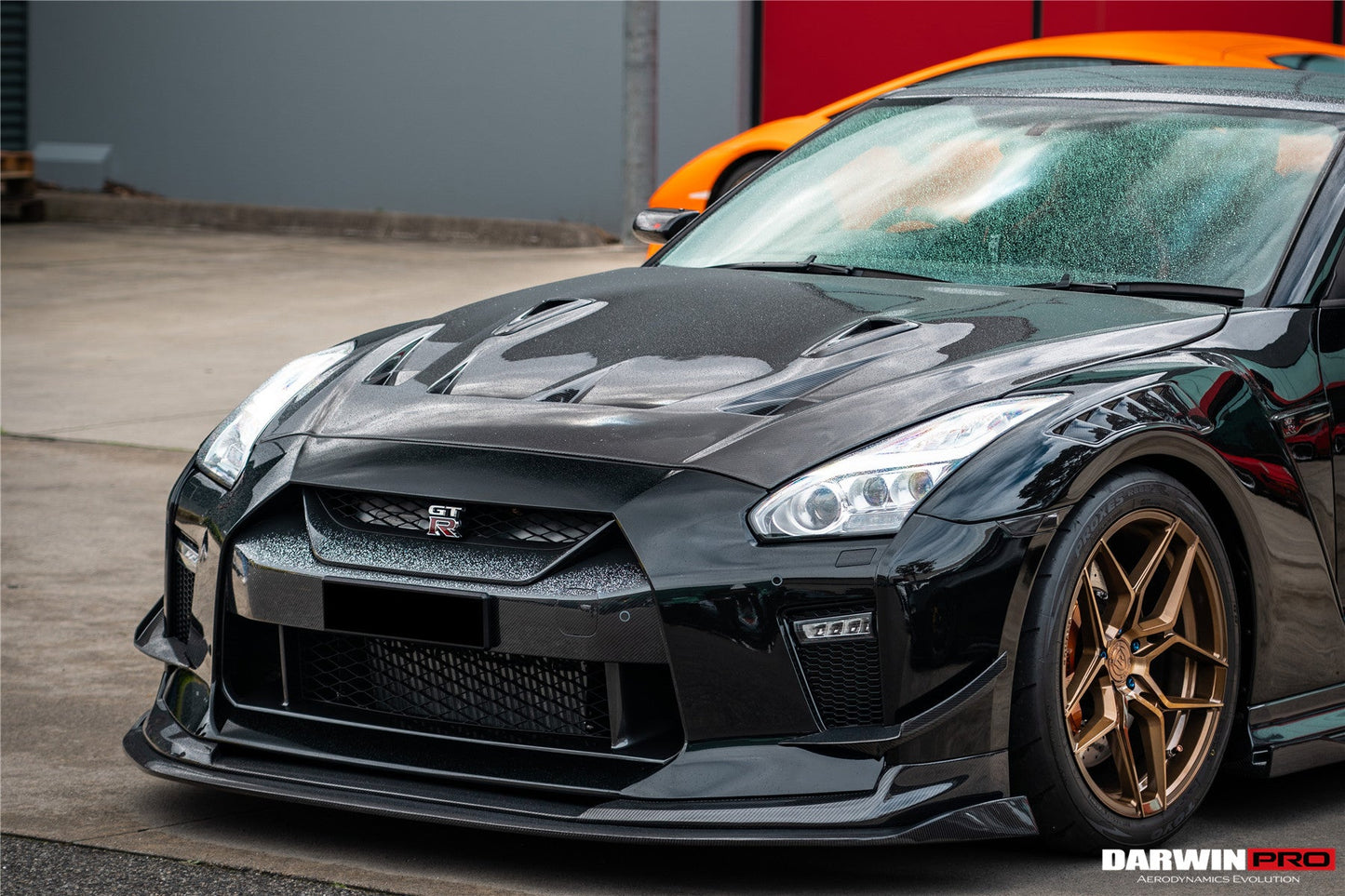 2017-2023 Nissan GTR R35 EBA BKSS Style Carbon Fiber Front Lip