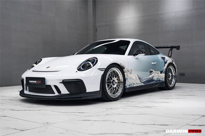 DarwinPRO 2017-2019 Porsche 911 991.2 GT3 Only BKSS Style Carbon Fiber Front lip - DarwinPRO Aerodynamics