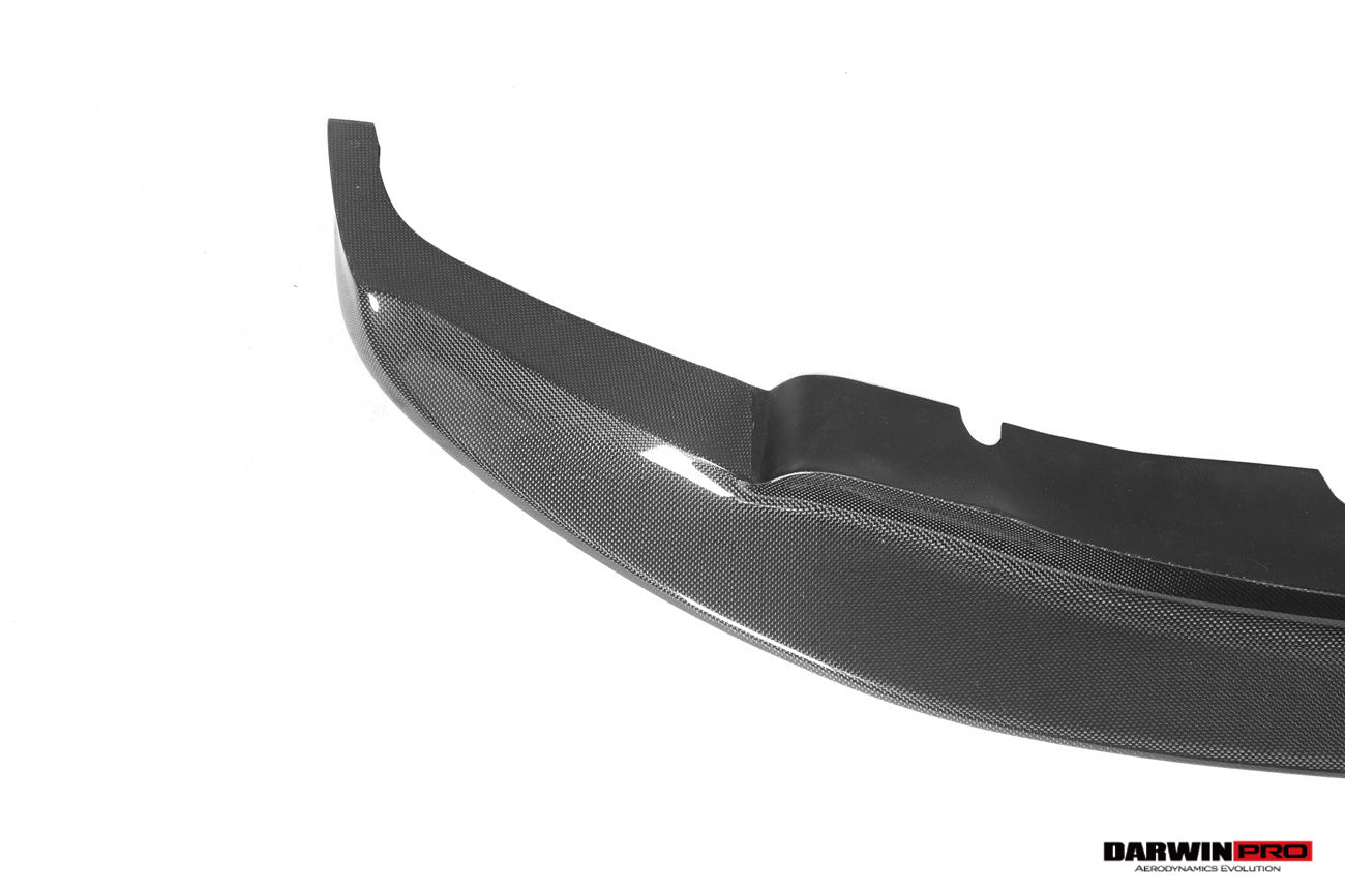 DarwinPRO 2013-2019 BMW 3 Series F30 F35 M-Tech GV Style Carbon Fiber Front Lip With Caps - DarwinPRO Aerodynamics