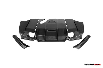 2011-2019 BMW 3 Series F30 F35 M-Tech GV Style Carbon Fiber Rear Lip