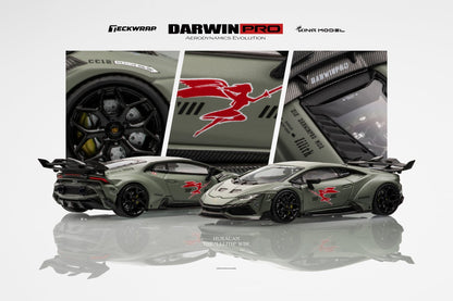 Limited Edition 1:64 Scale Diecast Lamborghini Huracan Wide Body Model | Darwinpro BKSSII Carbon Fiber Kit