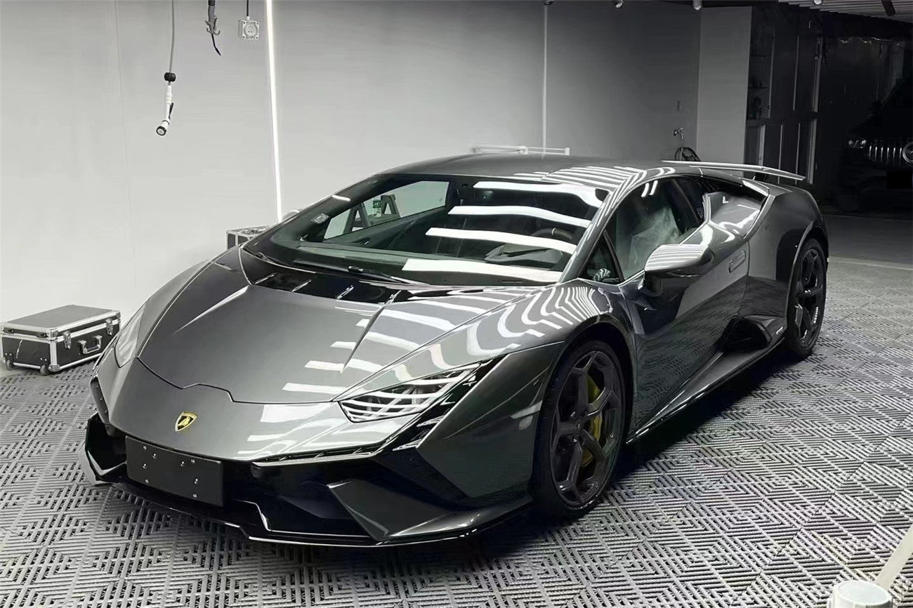 2015-2025 Lamborghini Huracan LP610 & LP580 & EVO Convert Tecnica Style Dry Carbon Fiber Hood