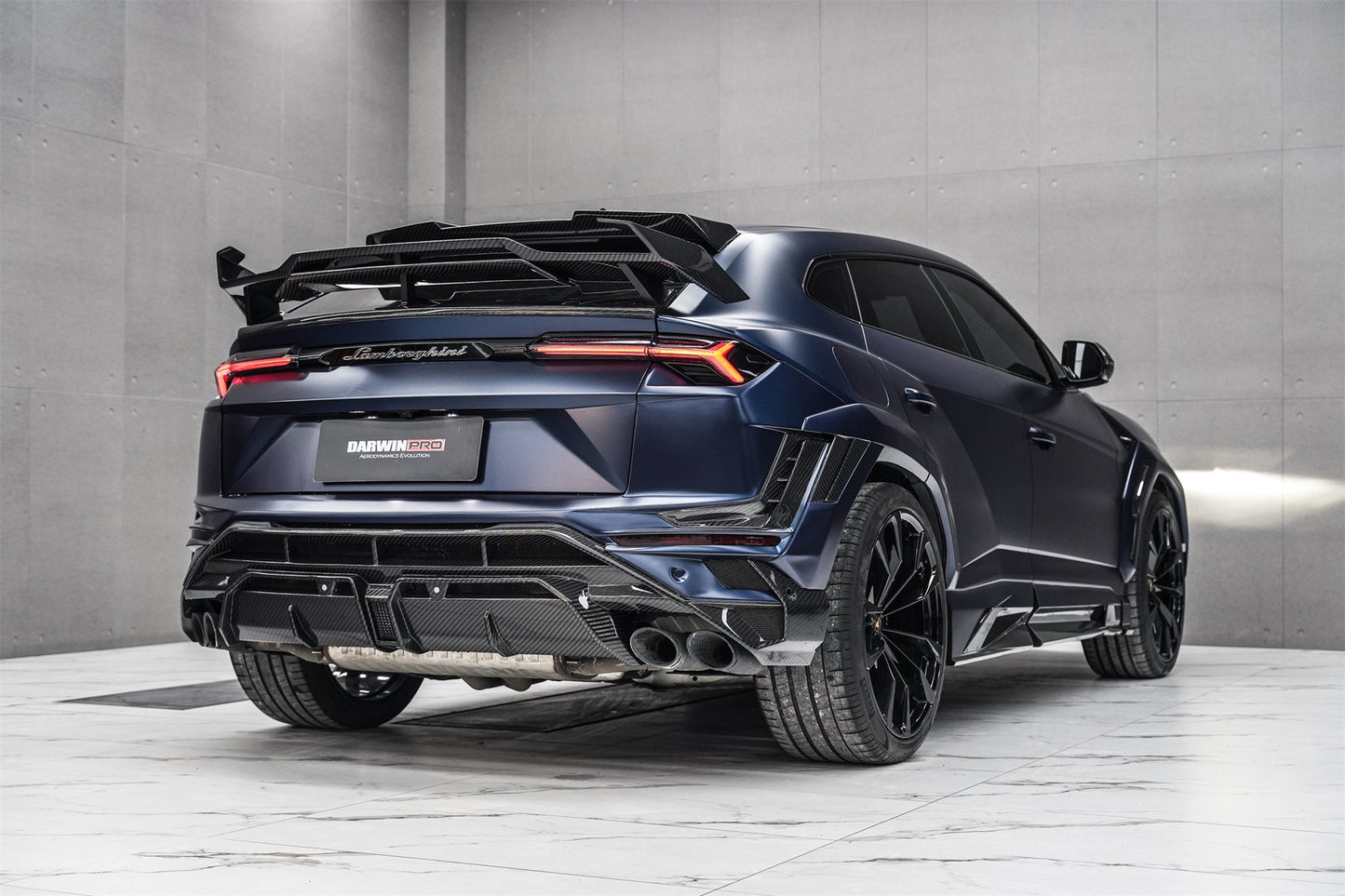 DarwinPRO 2018-2025 Lamborghini URUS BKSS Part Carbon Fiber Rear Bumper - DarwinPRO Aerodynamics