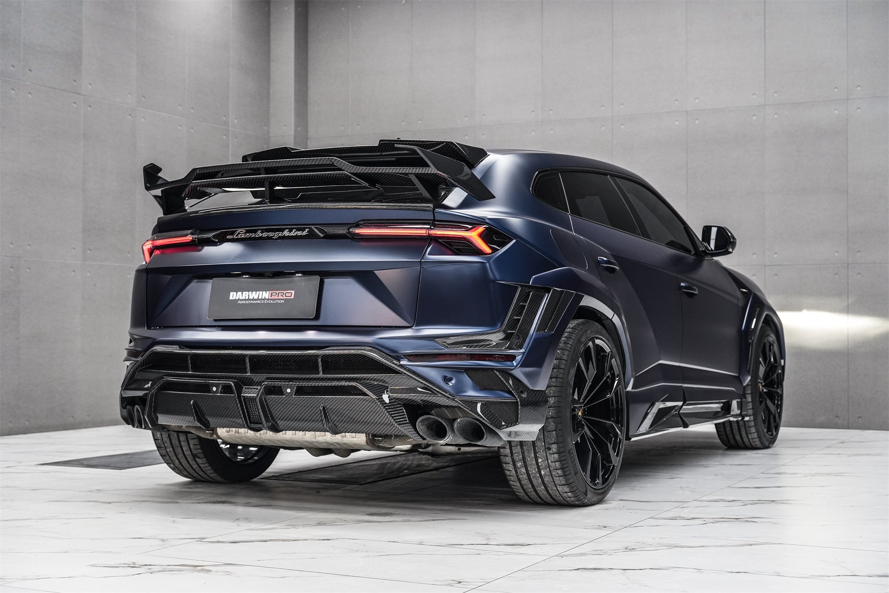 DarwinPRO 2018-2025 Lamborghini URUS BKSS Part Carbon Fiber Rear Bumper - DarwinPRO Aerodynamics