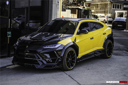 DarwinPRO 2018-2025 Lamborghini URUS BKSS Part Carbon Fiber Hood And Front Bumper | Fits URUS, S, Performante