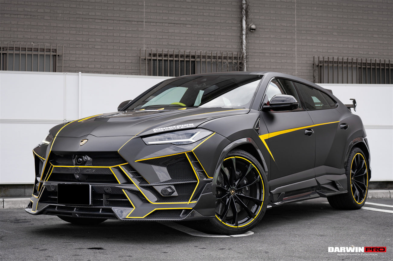 DarwinPRO 2018-2025 Lamborghini URUS BKSS Part Carbon Fiber Hood And Front Bumper | Fits URUS, S, Performante