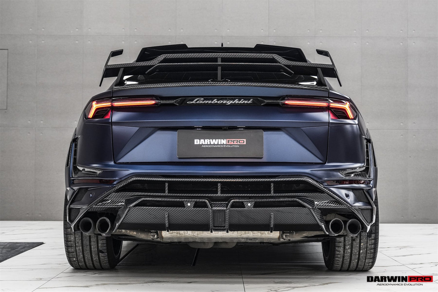 DarwinPRO 2018-2025 Lamborghini URUS BKSS Part Carbon Fiber Rear Bumper | Fits URUS, S, Performante