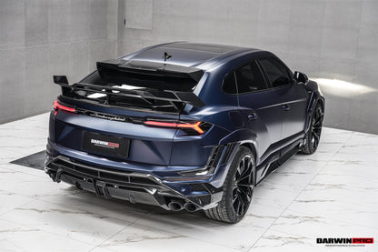 DarwinPRO 2018-2025 Lamborghini URUS BKSS Part Carbon Fiber Rear Bumper | Fits URUS, S, Performante