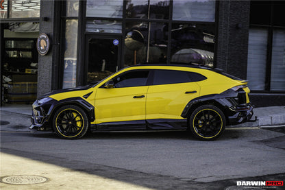 DarwinPRO 2018-2025 Lamborghini URUS BKSS Part Carbon Fiber Side Skirts | Fits URUS, S, Performante