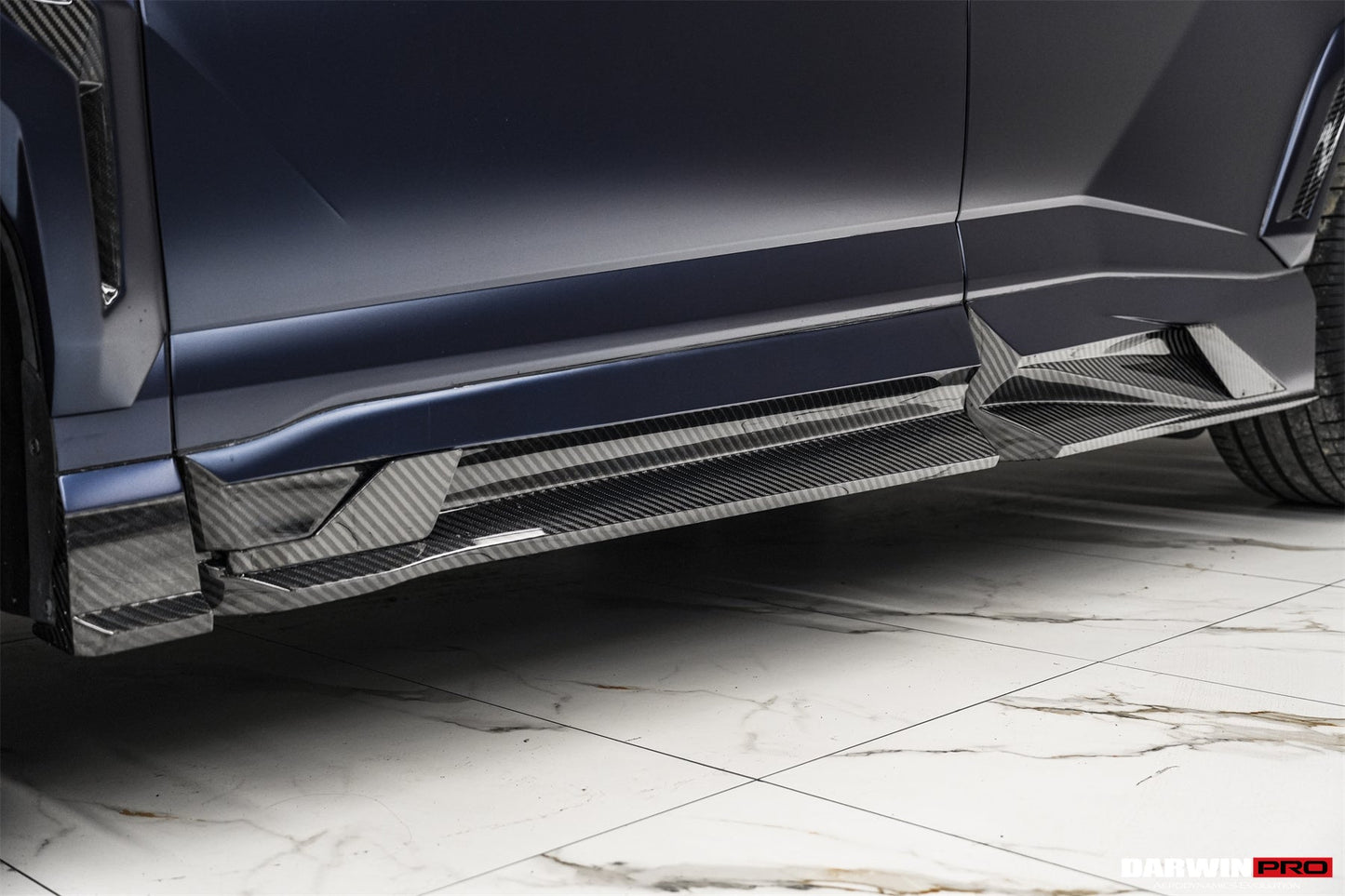 DarwinPRO 2018-2025 Lamborghini URUS BKSS Part Carbon Fiber Side Skirts | Fits URUS, S, Performante