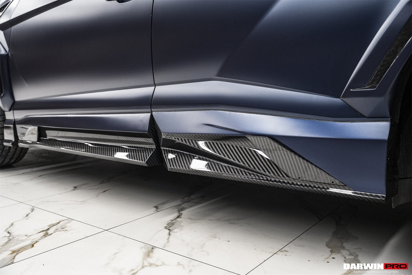 DarwinPRO 2018-2025 Lamborghini URUS BKSS Part Carbon Fiber Side Skirts | Fits URUS, S, Performante